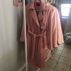 Pink Trench Coat